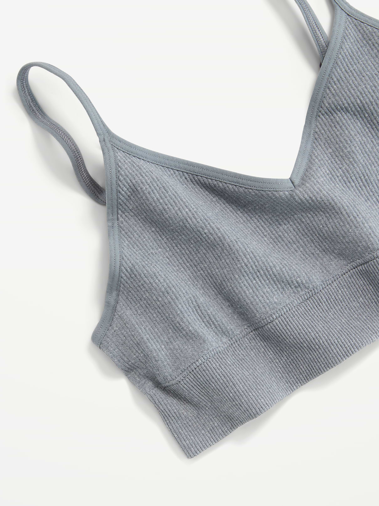 Image number 3 showing, Seamless Ribbed Longline Bra