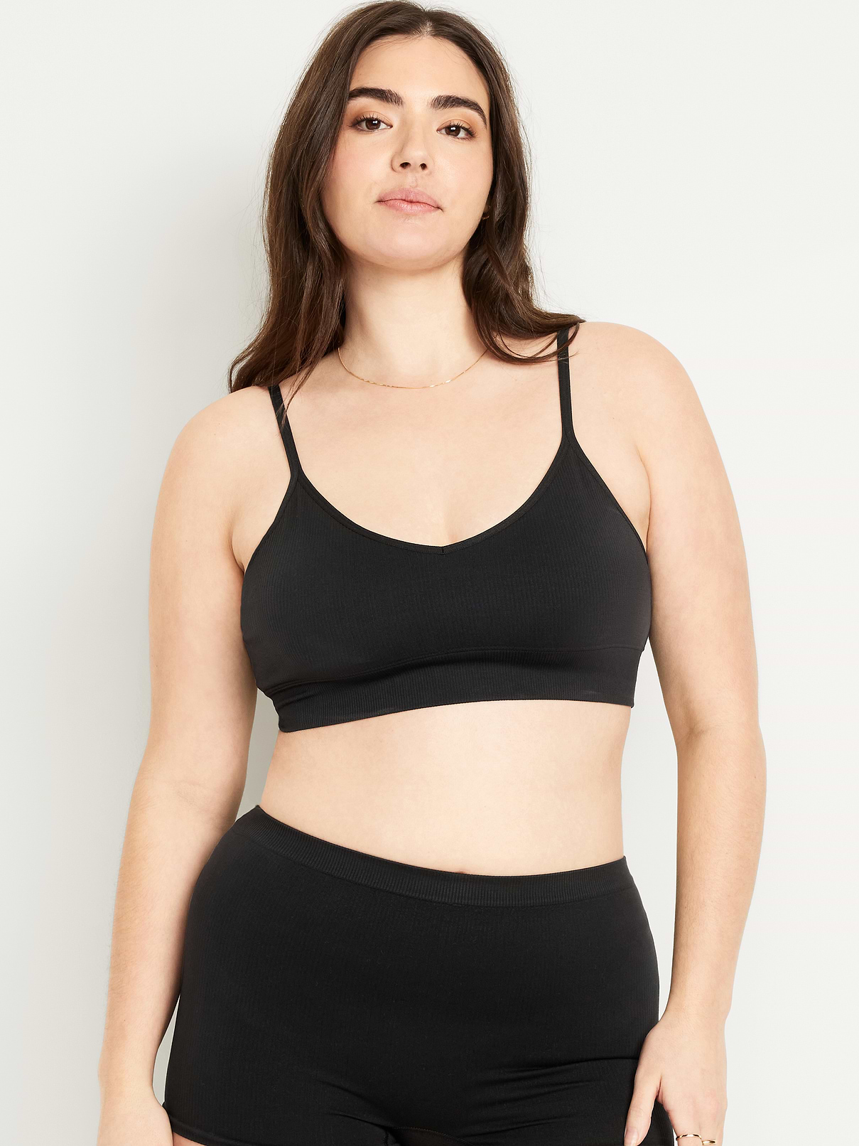 Image number 5 showing, Seamless Ribbed Longline Bra