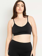 Image number 5 showing, Seamless Ribbed Longline Bra