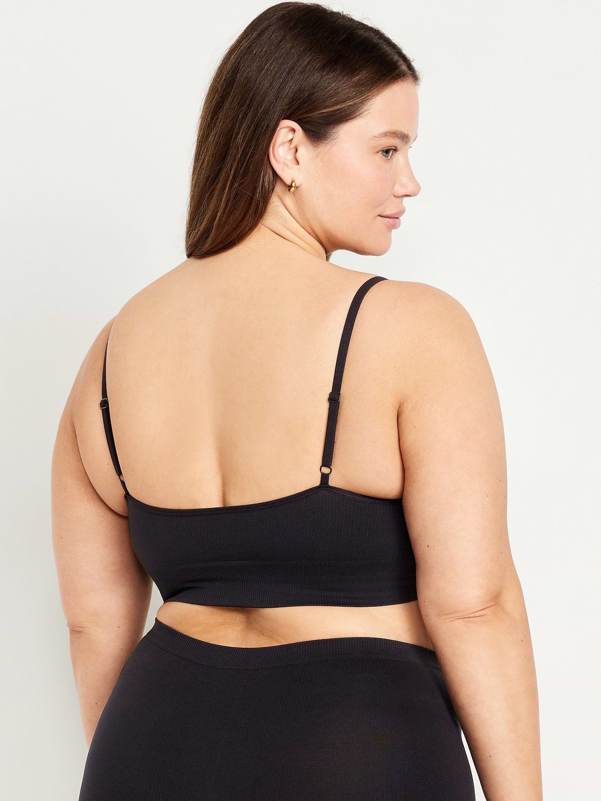 Image number 8 showing, Seamless Ribbed Longline Bra