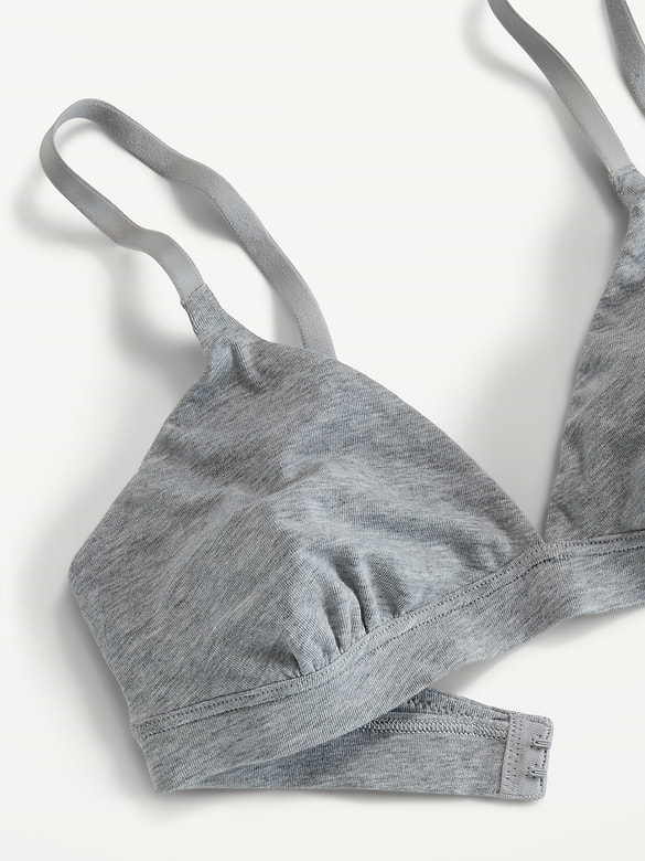 Everyday Cotton Triangle Bralette