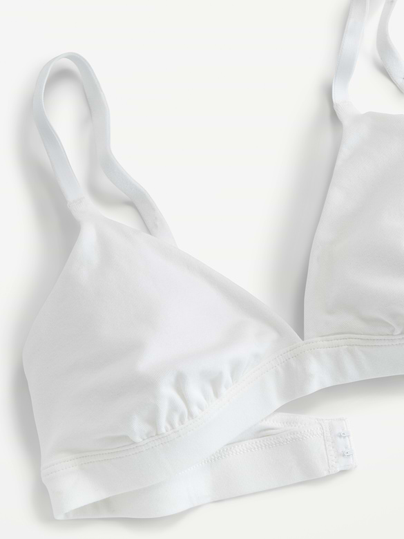 Everyday Cotton Triangle Bralette