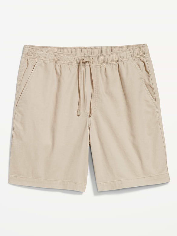 Twill Jogger Shorts -- 7-inch inseam