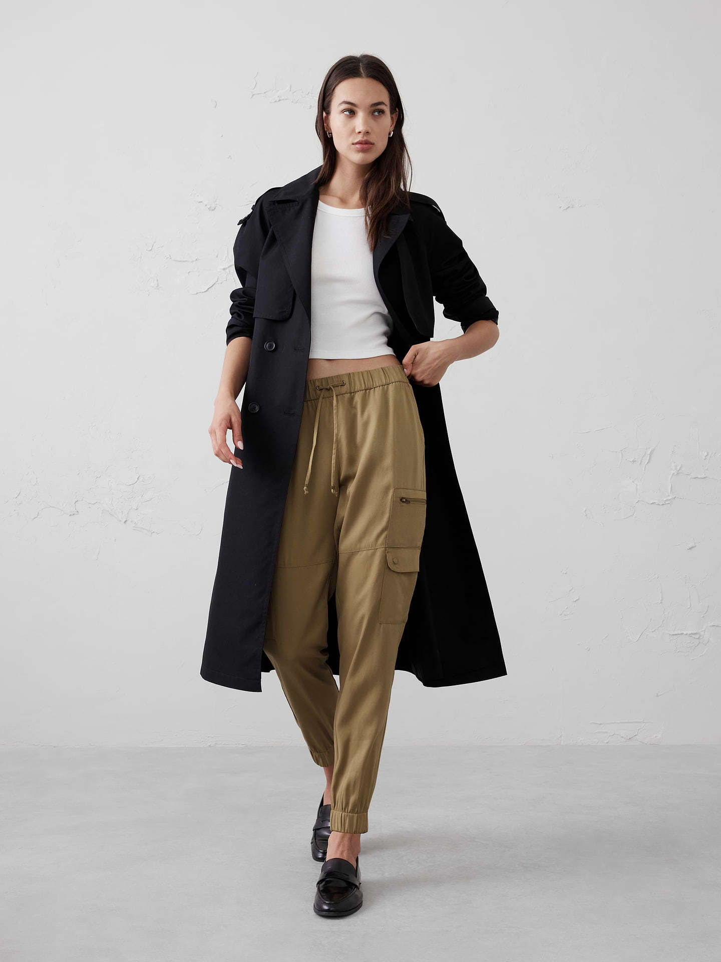 Image number 1 showing, TENCEL™ Cargo Jogger