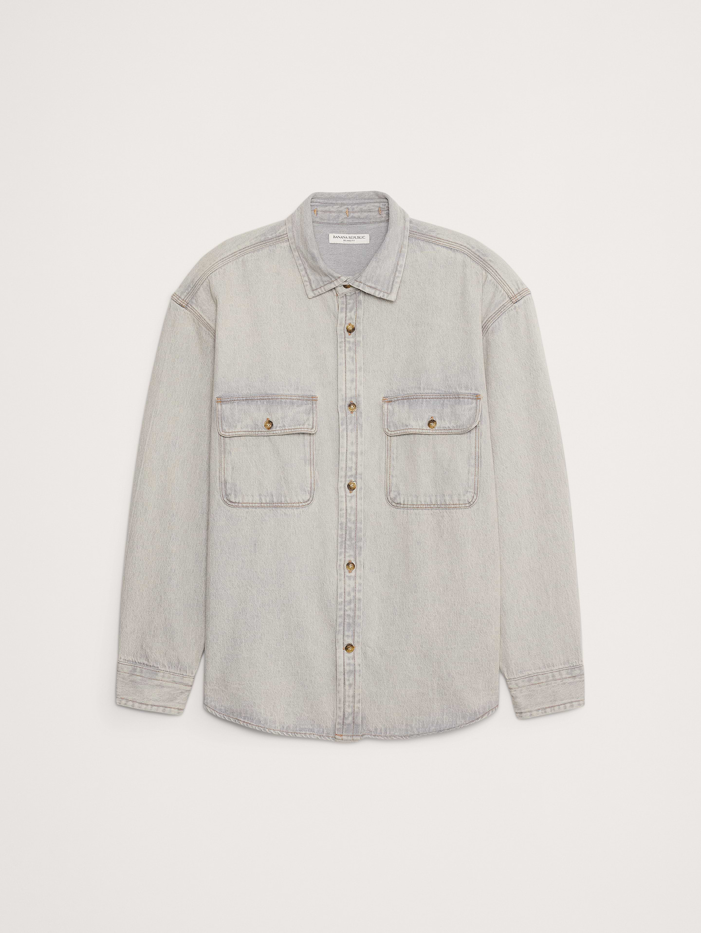 Image number 5 showing, Relaxed-Fit Denim Overshirt