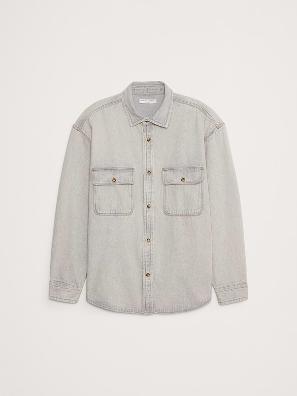 Relaxed-Fit Denim Overshirt