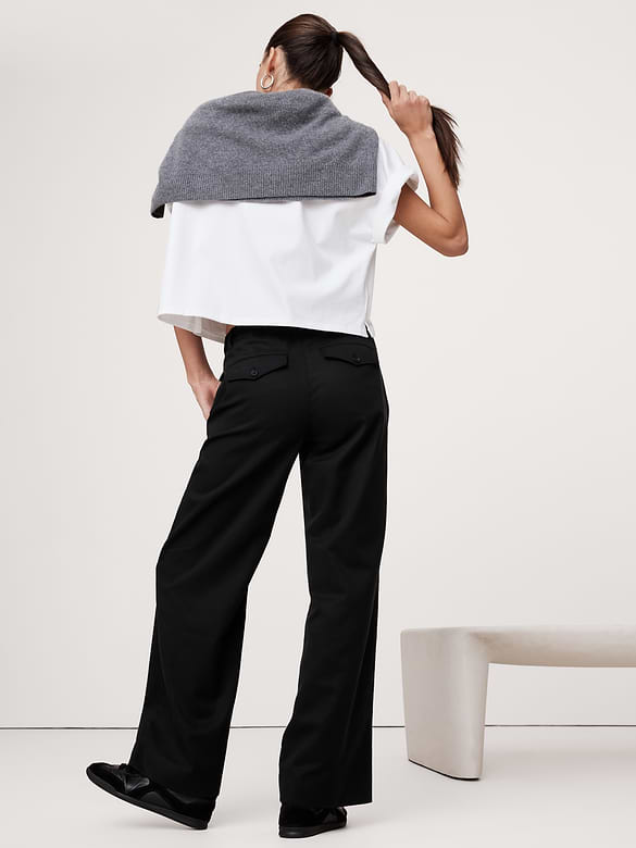 The Everyday Wide-Leg Pant in Tencel™-Cotton