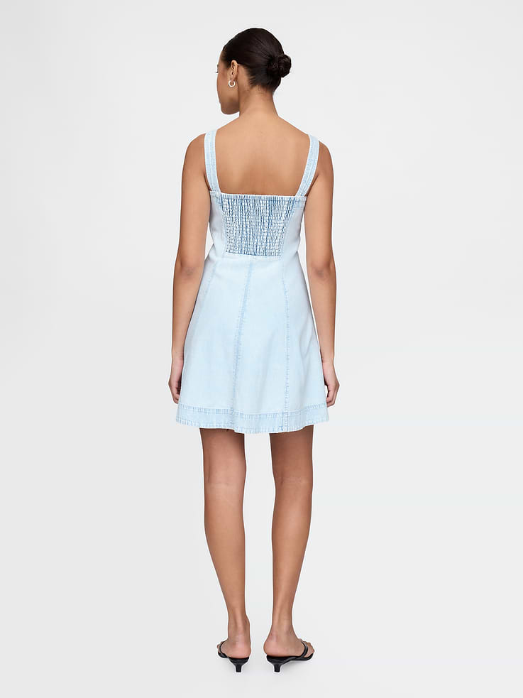 Image number 2 showing, Denim Mini Dress