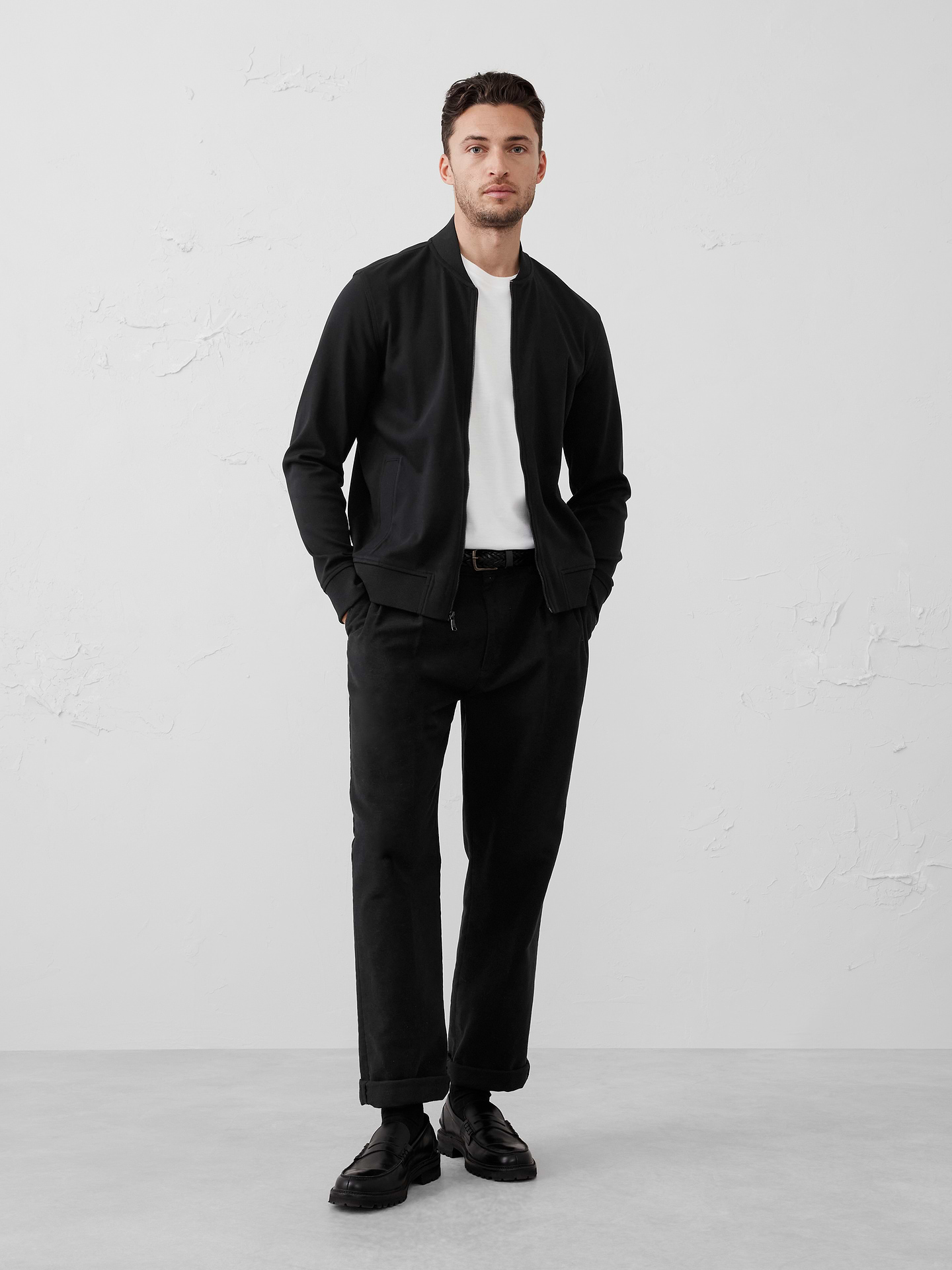 Image number 1 showing, Luxe Touch Bomber Jacket