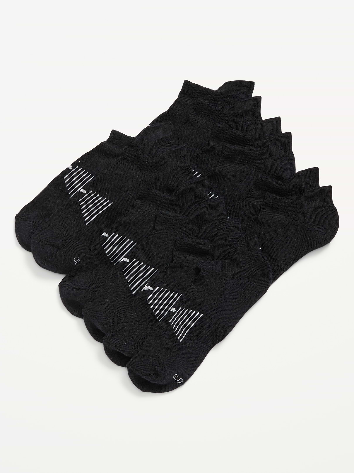 Image number 1 showing, 6-Pack Athletic Ankle Socks for Men