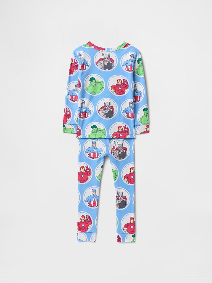 Image number 2 showing, Baby & Toddler Marvel Organic Brushed Cotton PJ Set
