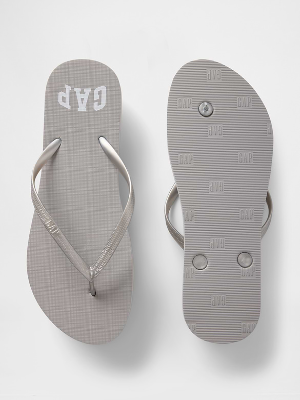 Gap Logo Flip Flops