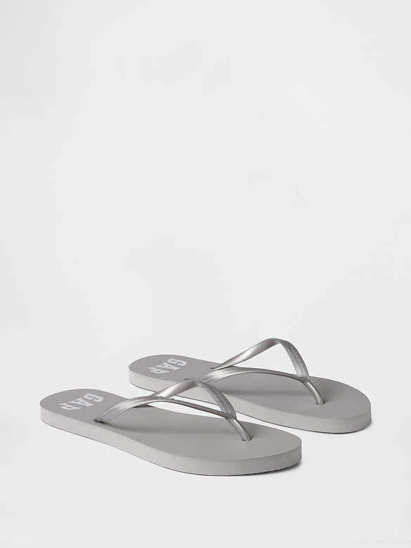 Gap Logo Flip Flops