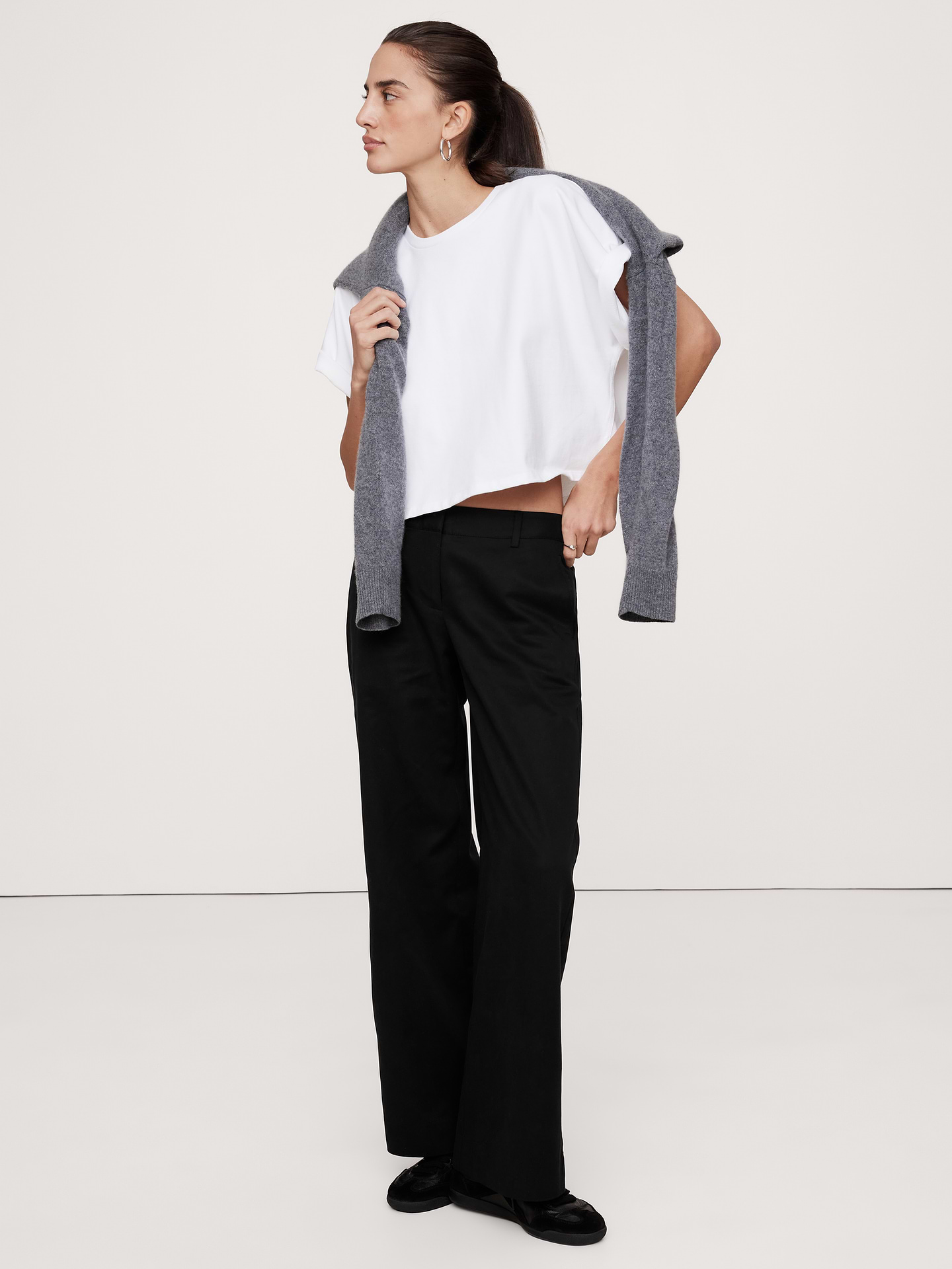 Image number 1 showing, The Everyday Wide-Leg Pant in Tencel™-Cotton