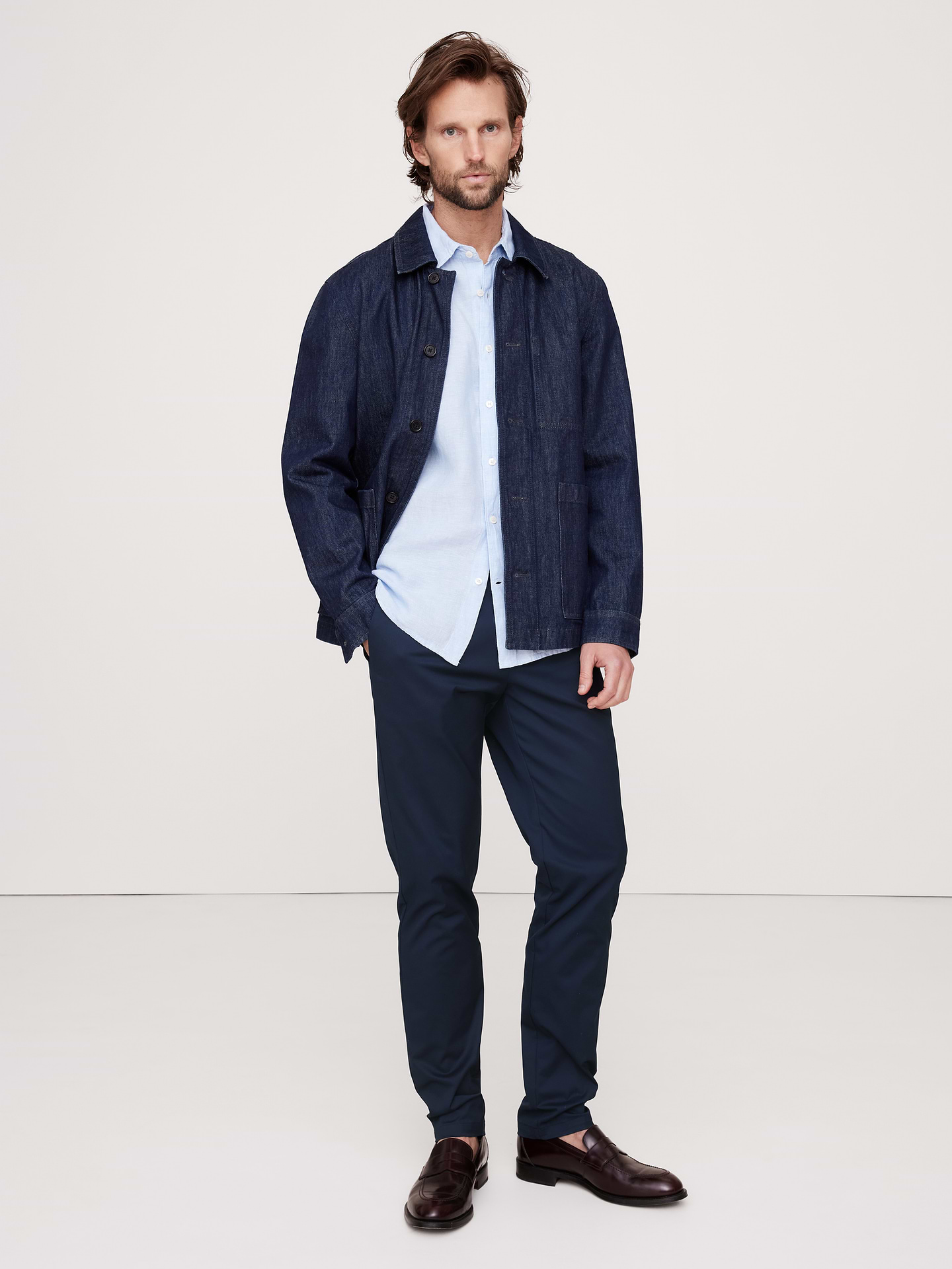 L'image numéro 1 présente Pantalon Température corporelle, coupe étroite