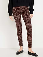 Image number 1 showing, High-Waisted Jersey Fashion Layering Leggings