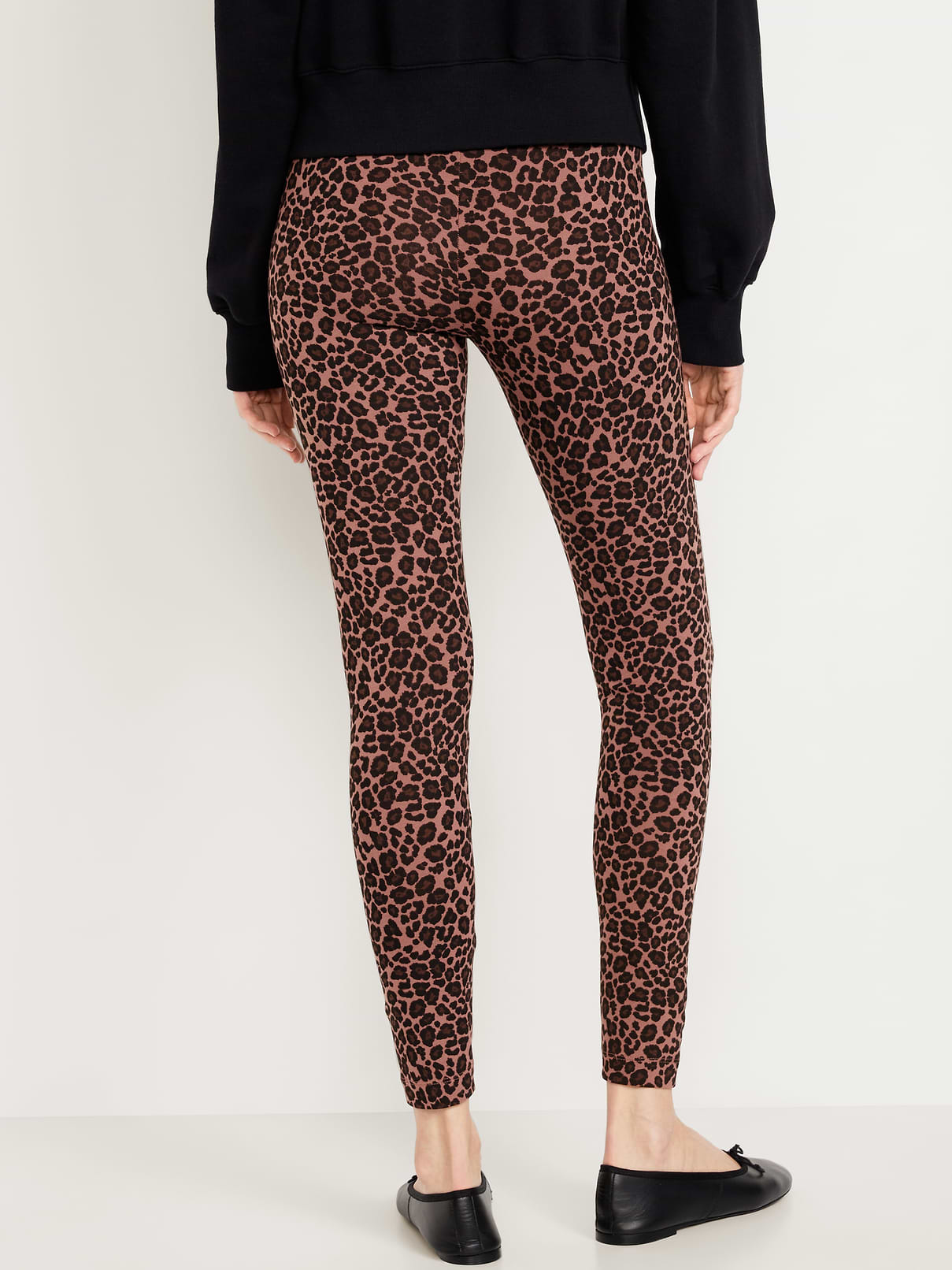 Image number 2 showing, High-Waisted Jersey Fashion Layering Leggings