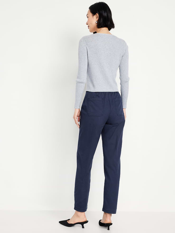 Image 3 de 9, Pantalon chino authentique à taille haute