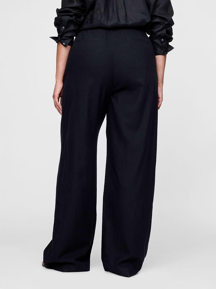 Image number 6 showing, 365 High Rise Linen-Blend Trousers