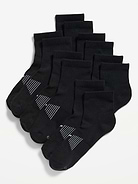 Image number 1 showing, 6-Pack Athletic Quarter Crew Socks for Men