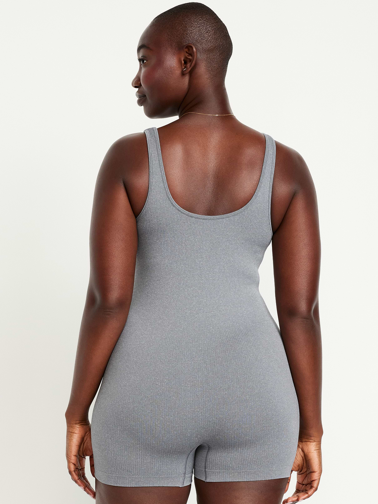 Image number 4 showing, Seamless Ribbed Short Bodysuit