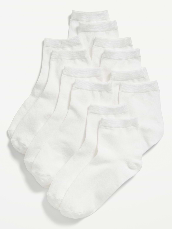 Chaussettes courtes pour fille (6 paires)