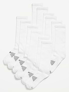 Image number 1 showing, 6-Pack Athletic Crew Socks for Men