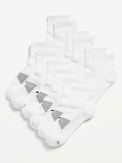 Image number 1 showing, 6-Pack Athletic Quarter Crew Socks for Men