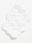 Image number 1 showing, Ankle Socks 6-Pack for Girls