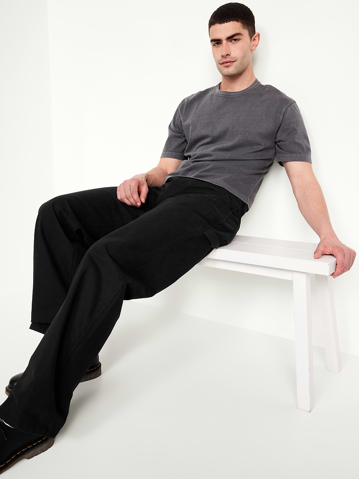 L'image numéro 3 présente Pantalon de menuisier coupe généreuse