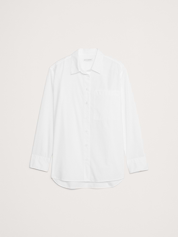 The Oversized Shirt in Cotton Poplin