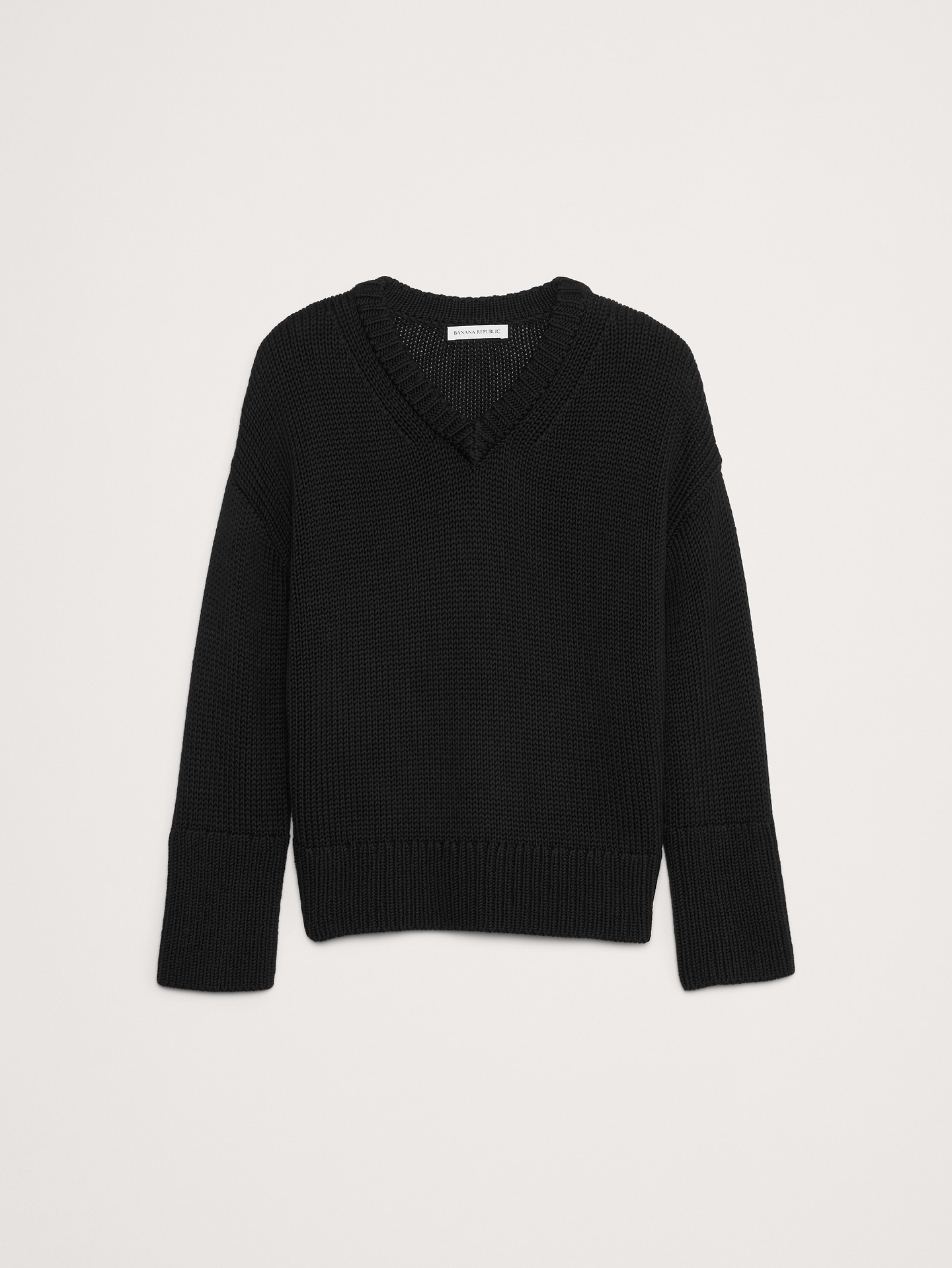 Image number 4 showing, Cotton V-Neck Sweater