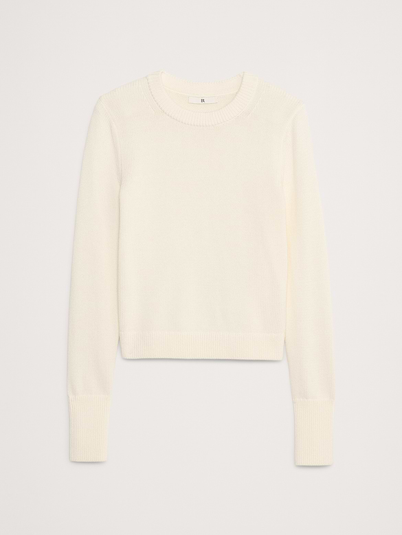 Larkspur Cotton-Silk Shrunken Sweater