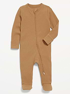 Image number 1 showing, Ribbed 2-Way-Zip Sleep & Play Footed One-Piece for Baby