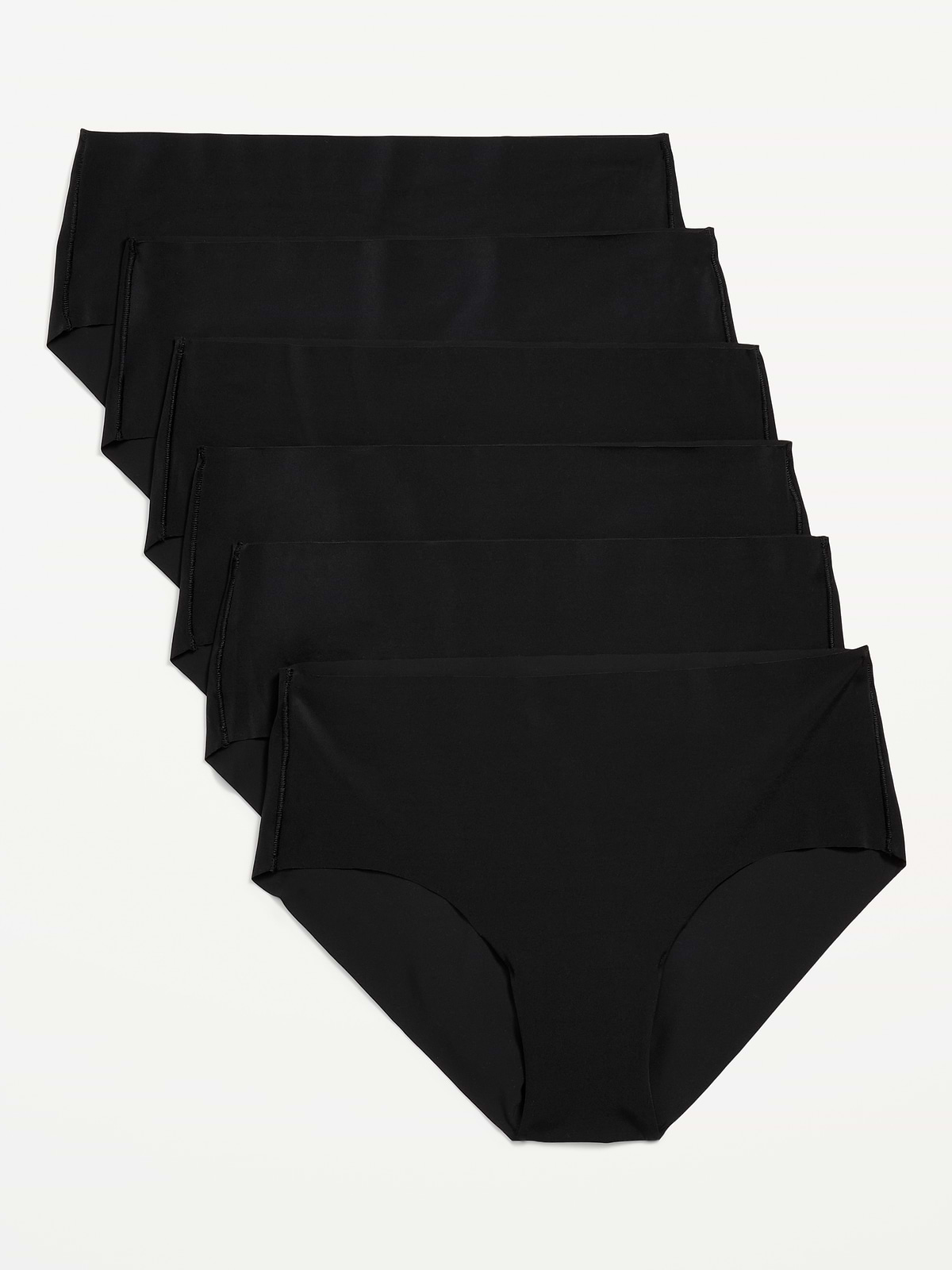 Low-Rise No-Show Hipster Underwear 6-Pack