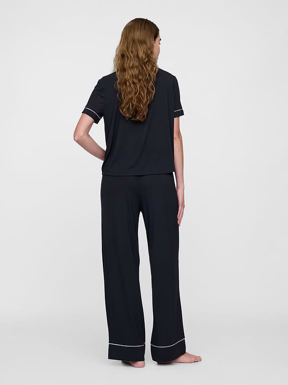 Modal Wide-Leg PJ Pants