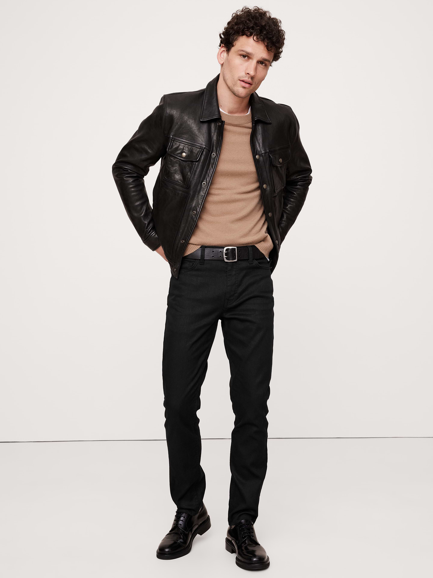 Image number 1 showing, Slim Linen-Cotton Traveler Pant