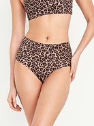 Image number 1 showing, High-Waisted No-Show Brief Underwear
