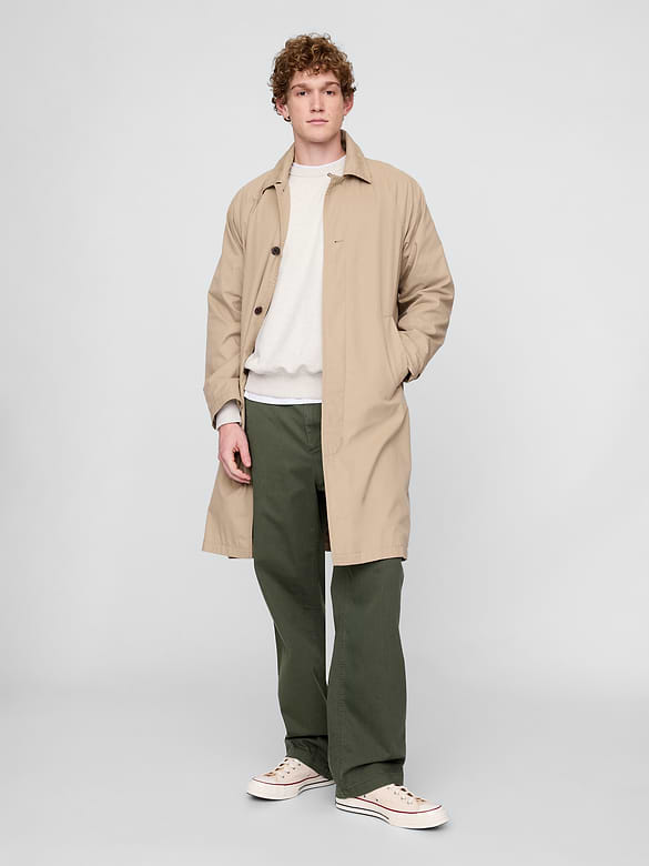 Modern '90s Loose Herringbone Khakis