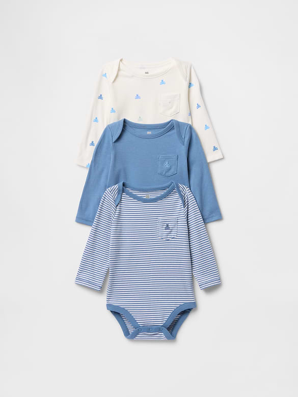 Baby First Favorites Organic Cotton Bodysuit (3-Pack)