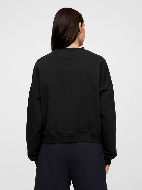 Relaxed Wedge Crewneck Sweatshirt