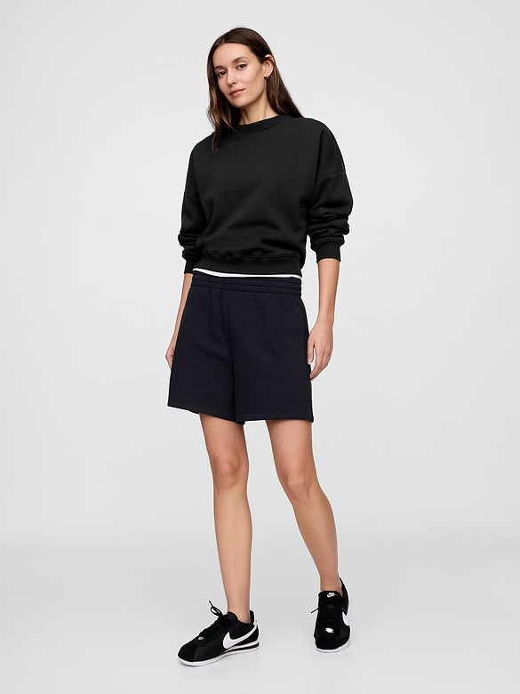 Relaxed Wedge Crewneck Sweatshirt