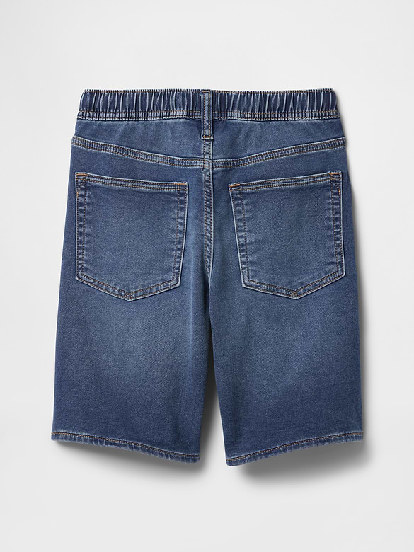 Kids Pull-On Loose Sweatpant Jean Shorts