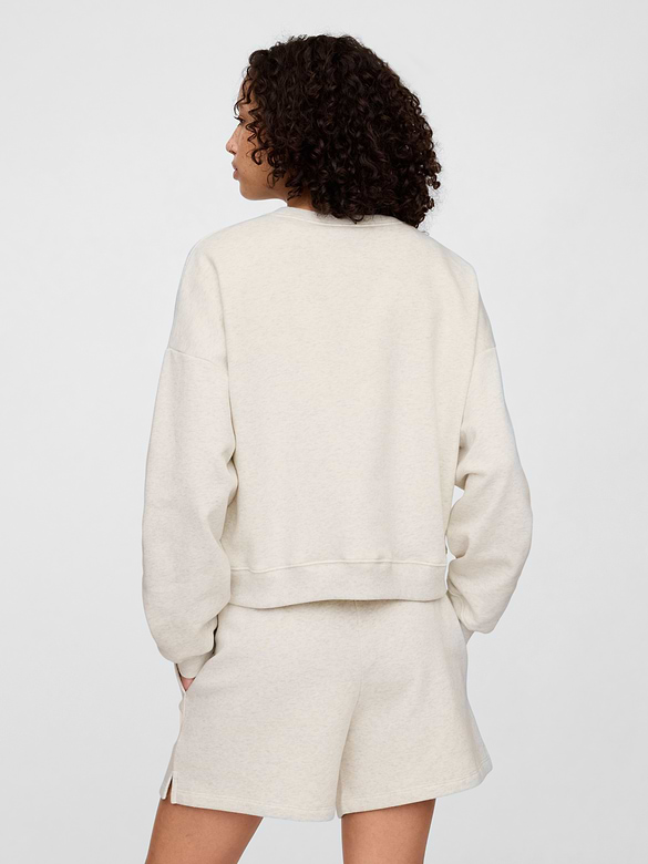 Relaxed Wedge Crewneck Sweatshirt