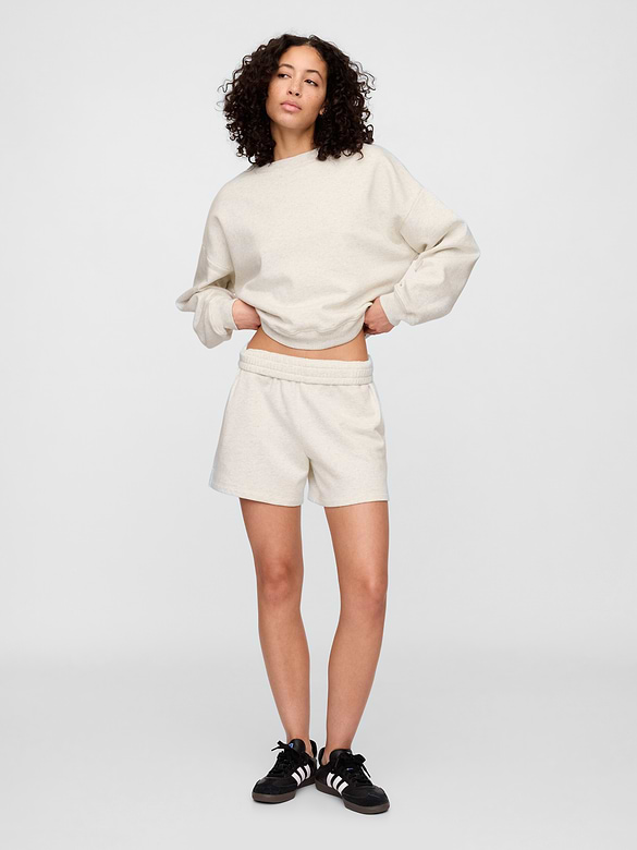 Relaxed Wedge Crewneck Sweatshirt