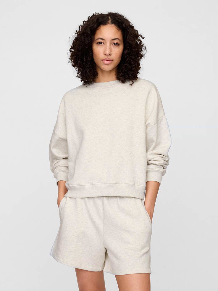 Image number 1 showing, Relaxed Wedge Crewneck Sweatshirt