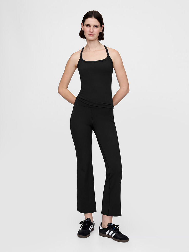Image number 3 showing, GapFit Smooth Racerback Tank Top