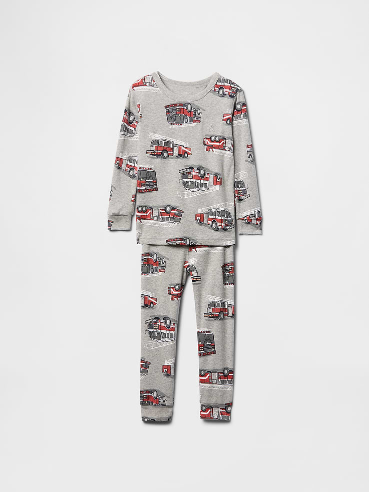 Image number 1 showing, Baby & Toddler Organic Brushed Cotton PJ Set