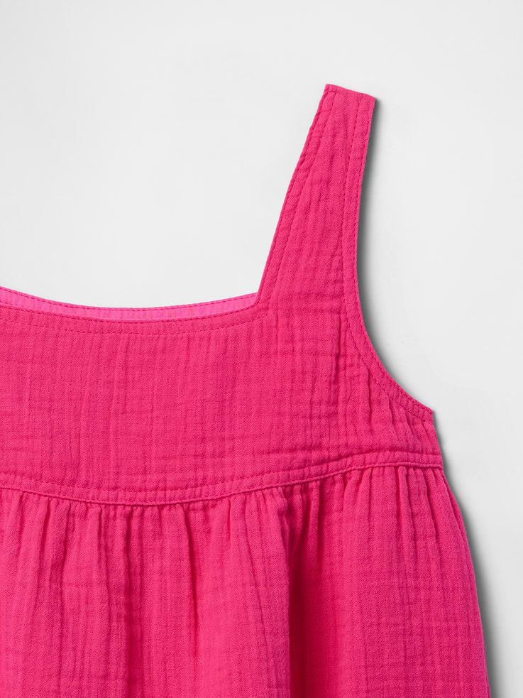 Image number 5 showing, Kids Crinkle Gauze Swing Top