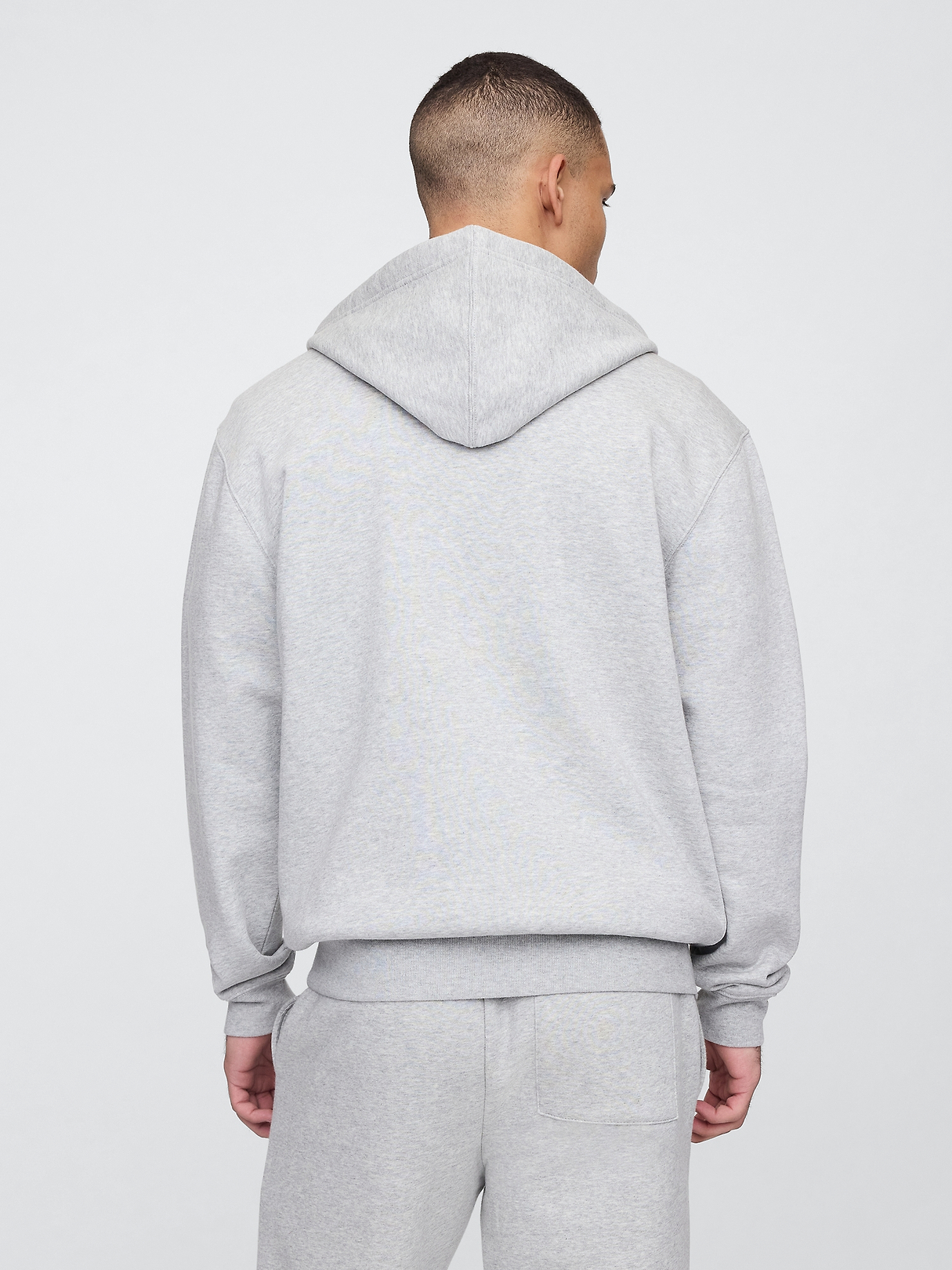 Relaxed Gap Logo Zip Hoodie | Gap Factory